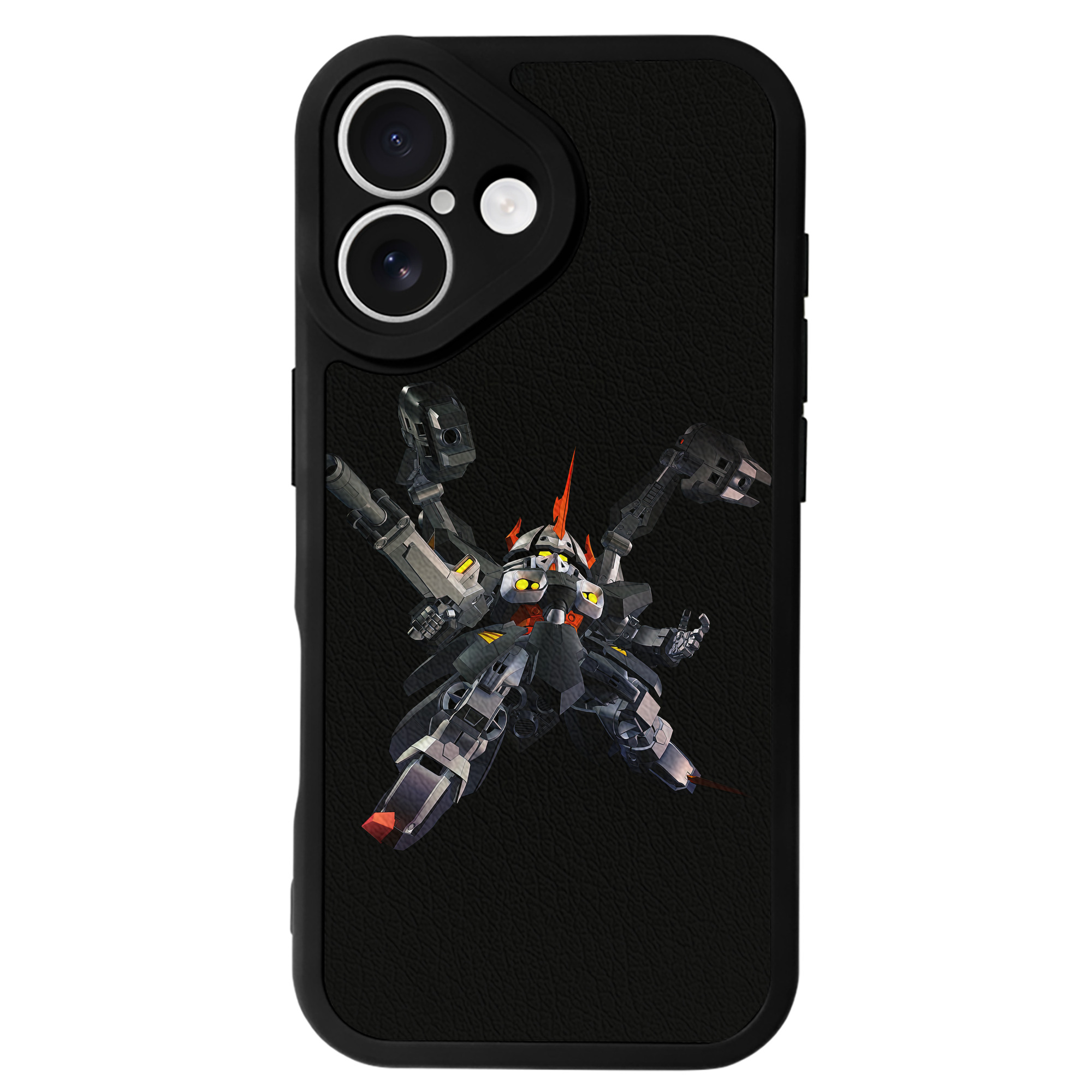 （画像用） 機動戦士ガンダム Mobile Suit Gundam 【iPhone 16シリーズ対応】シリコンスマホケース（レザー調） 材質：シリコン